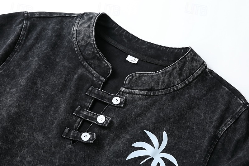 Dámská vintage henley košile softfade™ ze 100% bavlny - měkké prané, krátké rukávy, základní top 2026 - $31.99 –P9