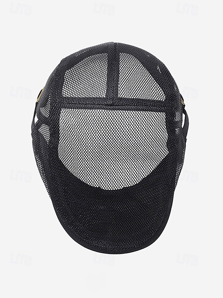 כובע רשת נושם לגברים לקיץ, סרט מתכוונן, פוליאסטר קל משקל מתייבש במהירות, טיולים חיצוניים רב צבעים, ספורט קז'ואל, דיג, טיולים רגליים, כובע הגנה מהשמש לקיץ 2026 - $11.99 –P11