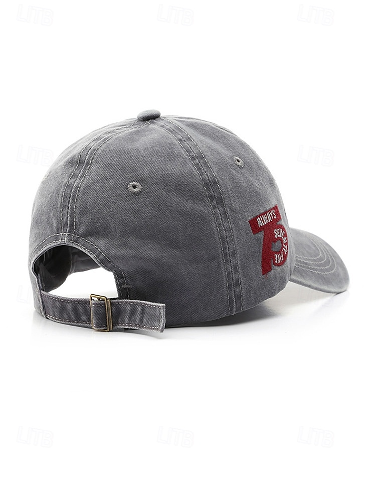 Men's Washed Cotton Baseball Cap, Adjustable Summer Hat, Lightweight Casual Travel Outdoor Hat, Vintage Urban Style, Multi-Color Cotton Cap for Summer Wear 2026 - $14.99 –P7