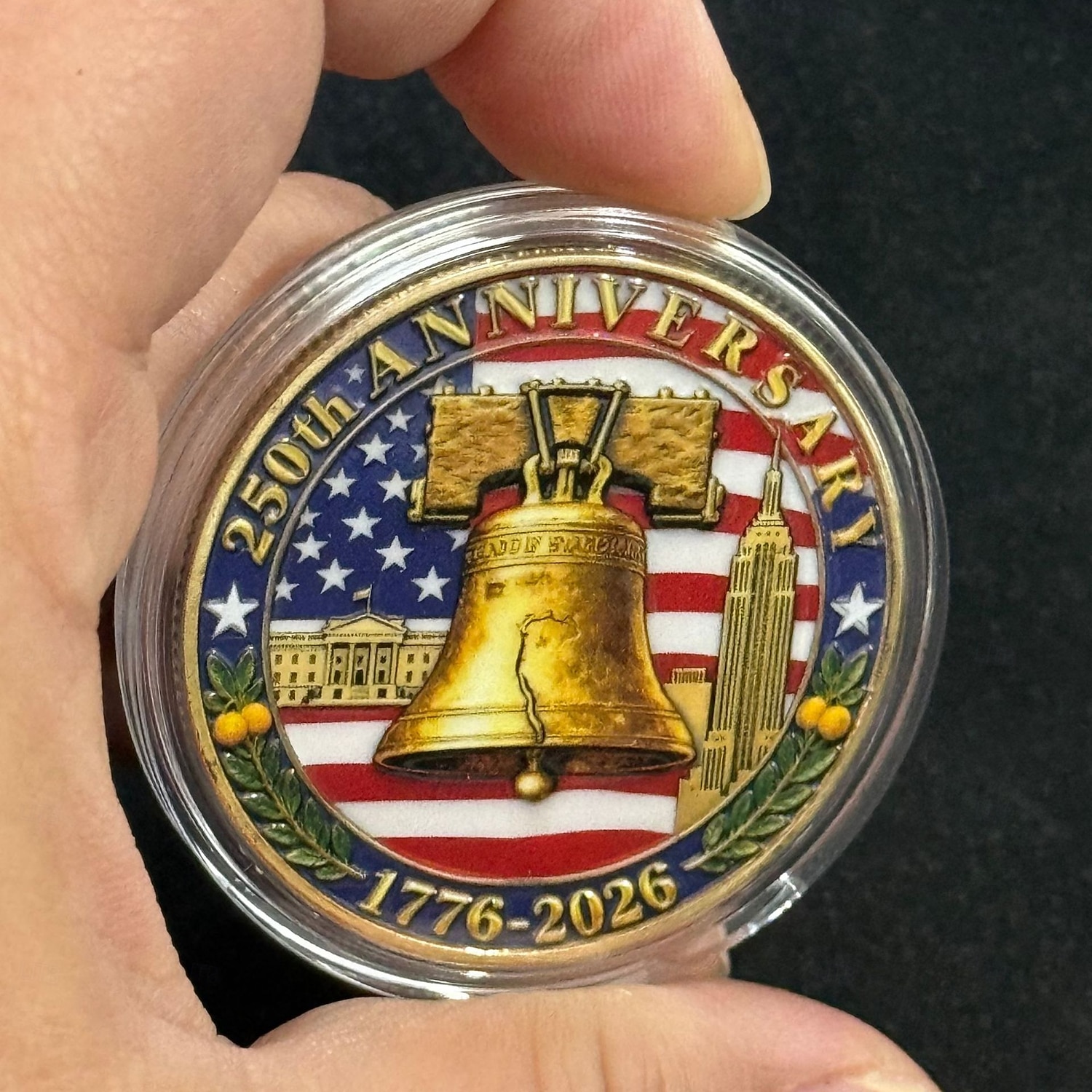 5 pièces commémoratives du 250e anniversaire de l'Amérique, 1776-2026, pièce patriotique du semi-quincentenaire des États-Unis, Statue de la Liberté &Cloche de la Liberté, souvenir idéal pour les de 2026 ? $15.99 –P5