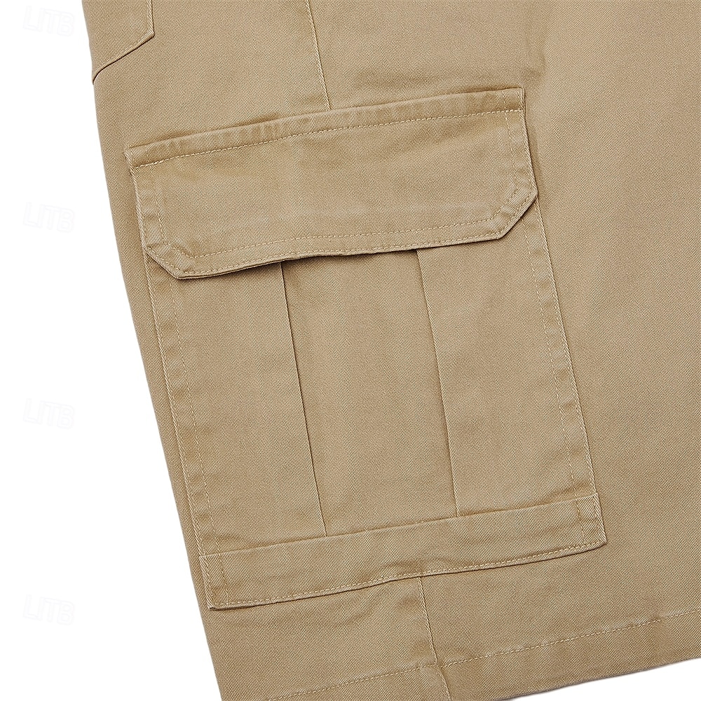 Per uomo Carico tattico Pantaloncini cargo Shorts Pantaloncini casual Tasca Semplice Sopra il ginocchio Casuale All'aperto Abbigliamento casual alla moda Moda Streetwear Cáqui Escuro Nero Inelastico del 2026 a $29.99 –P13