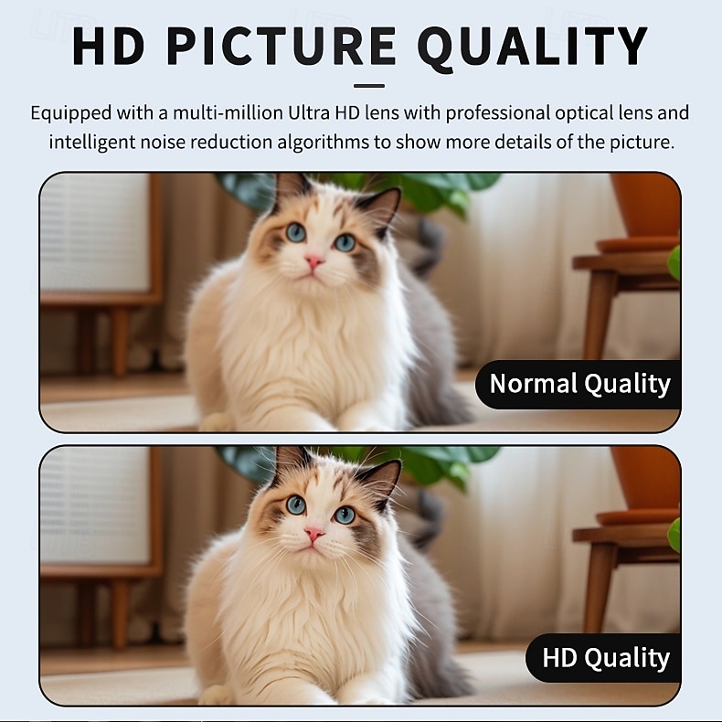 1080p mini beveiligingscamera wifi draadloze binnencamera voor thuis, huisdieren en baby's met app voor weergave op afstand, nachtzicht, bewegingsdetectie, kleine nanny bewakingscamera, kleine 2026 - $51.99 –P15