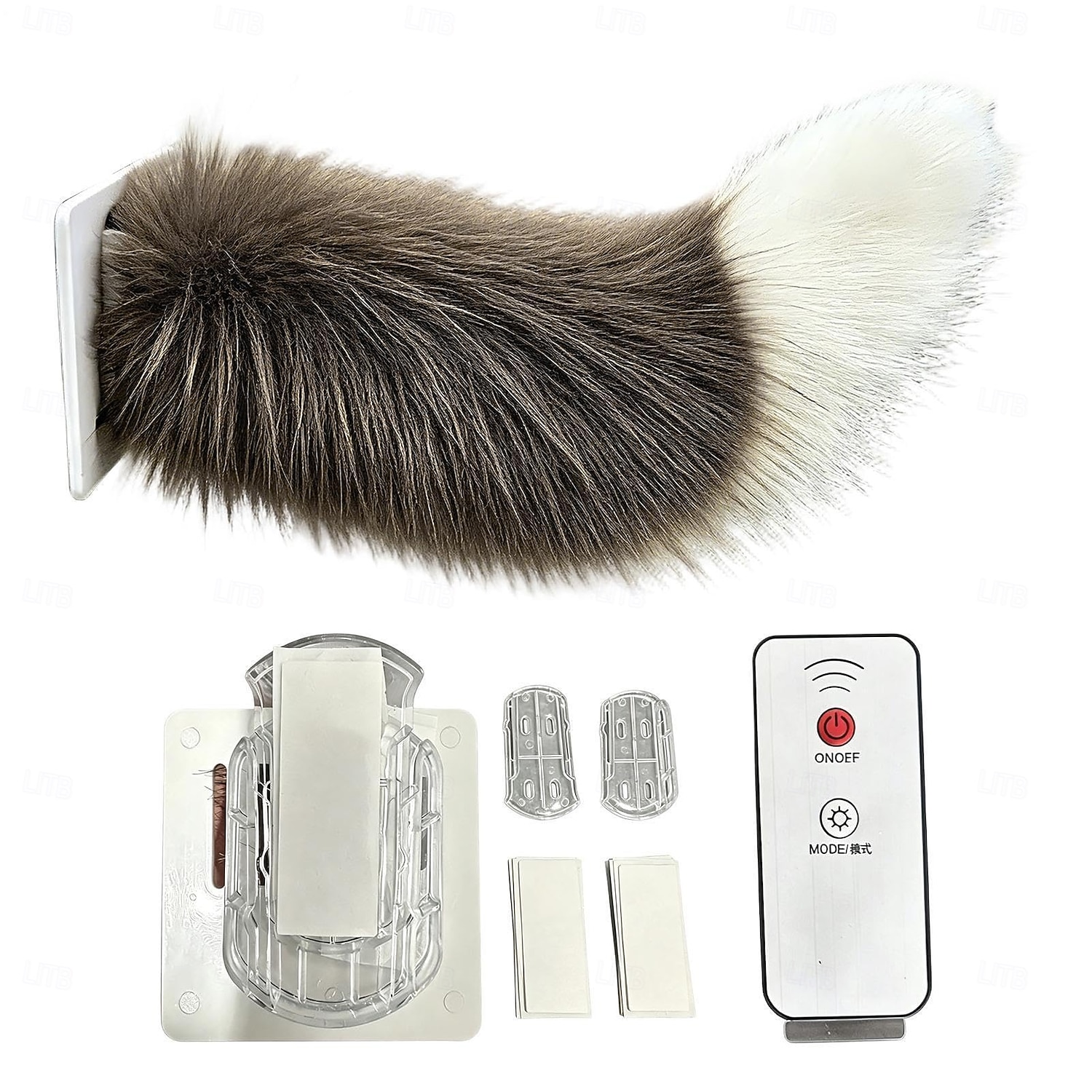Coda di volpe mobile elettronica con telecomando, accessorio auto kawaii motorizzato con diverse modalità di funzionamento e facile installazione adesiva. del 2026 a $20.99 –P18