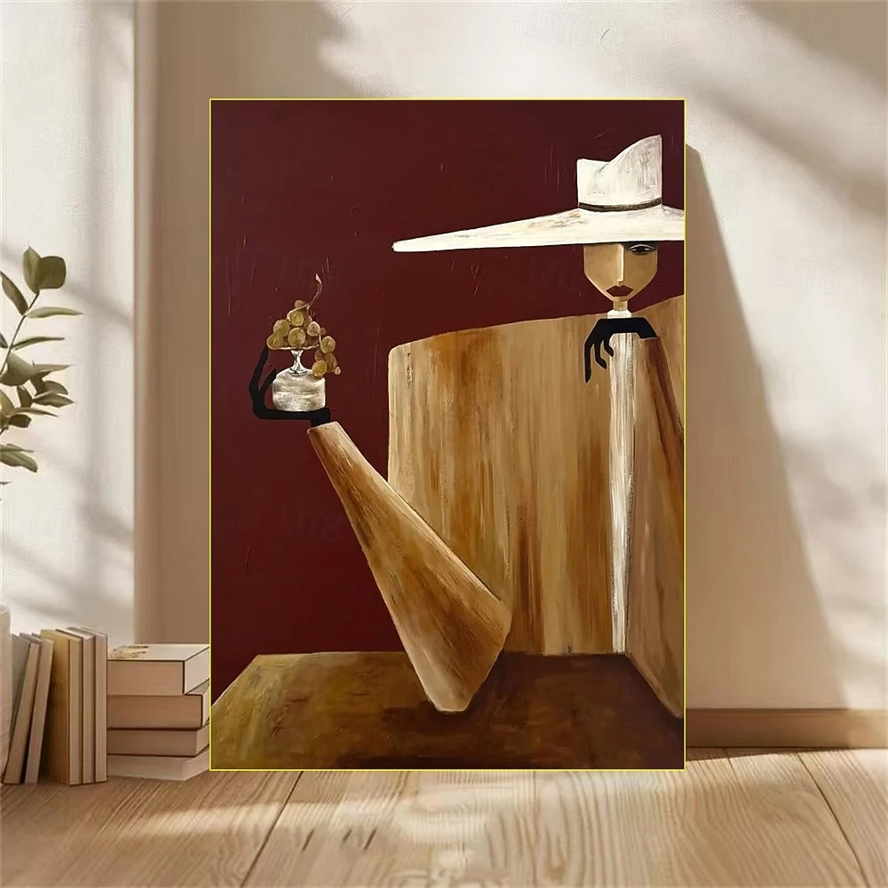 Mintura Handmade Man Oil Paintings On Canvas Wall Art Decoration Modern Abstract Figure Picture For Home Hotel Decor Rolled Frameless Unstretched Painting 2026 - $77.99 –P4