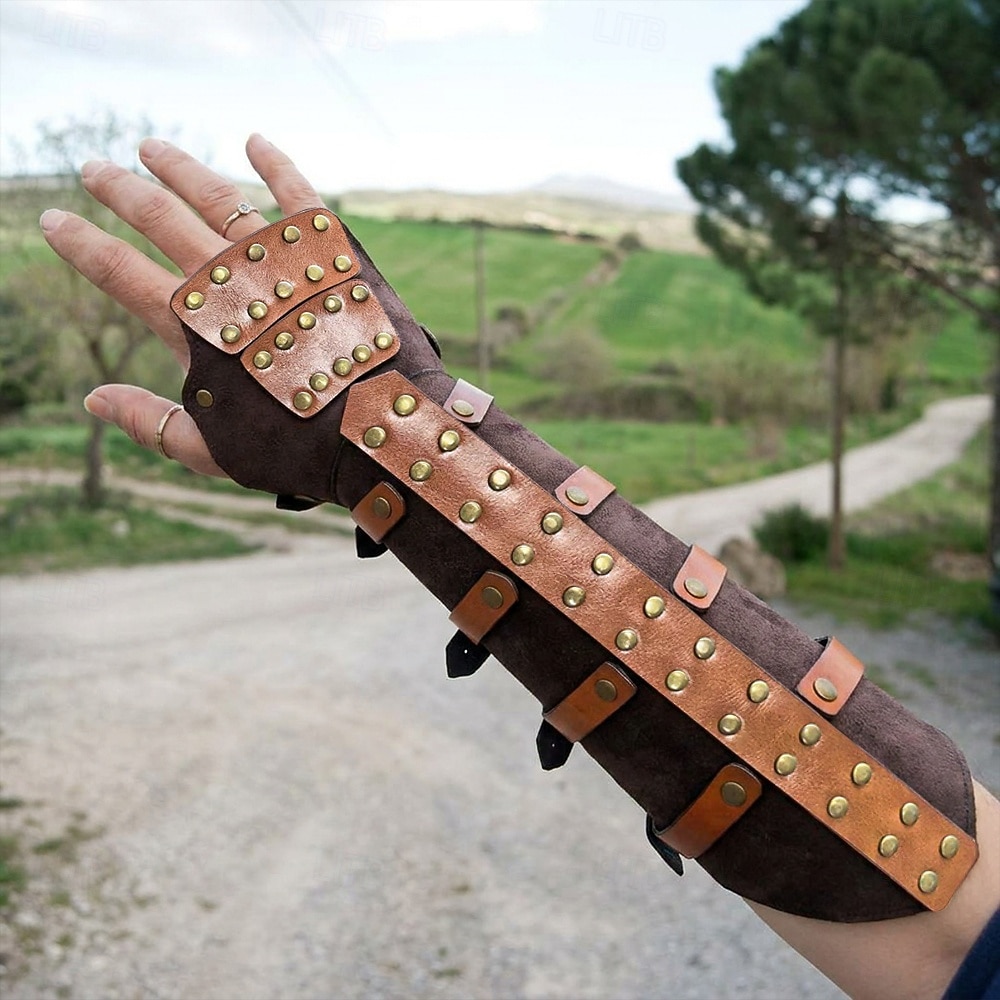 Medievale Rinascimento Steampunk Costume Cosplay Armatura Mascherata Guerriero Vichingo Crociato Cavaliere Celtico Ranger Tiro con l'arco Costume Per uomo Per donna Vichingo Halloween Mascherata del 2026 a $38.99 –P8