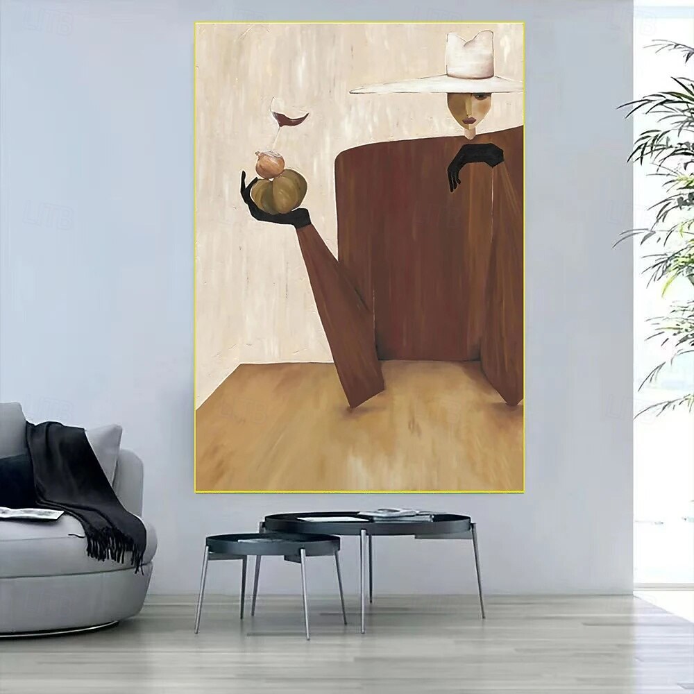 Mintura Handmade Man Oil Paintings On Canvas Wall Art Decoration Modern Abstract Figure Picture For Home Hotel Decor Rolled Frameless Unstretched Painting 2026 - $77.99 –P5