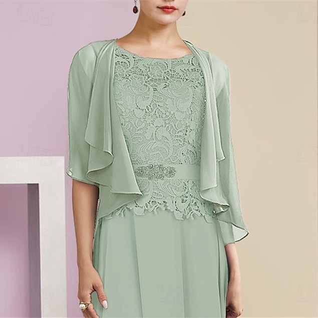 scialli per ospiti di nozze avvolgere le donne impacchi per la madre puro elegante chiffon a mezza manica impacchi da sposa con balze per la festa primaverile&amp; estate del 2026 a $45.99 –P11