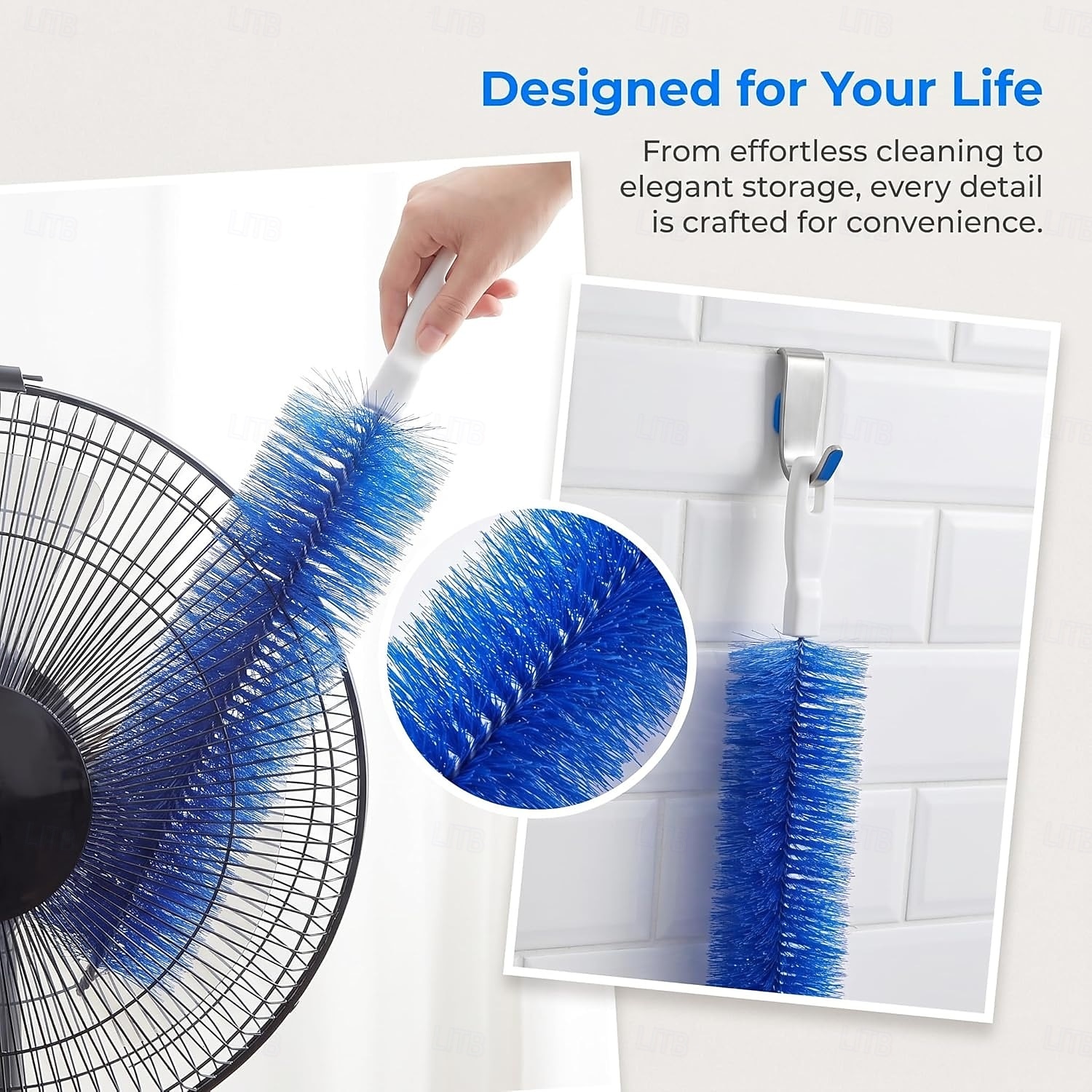 4 Pcs Bendable Microfiber Head, Reusable Dust Remover, Fan Cleaning Brush, Washable Microfiber Duster for Electric Fans, Air Conditioning, Car Vents, Blinds, Curtains 2026 - $9.99 –P5