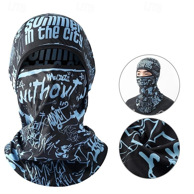 Neck Gaiter Neck Tube Cycling Cap  Bike Cap Balaclava UV Resistant Cycling Dust Proof Lightweight Soft Bike / Cycling Black White Royal Blue for Men's Adults' Mountain Bike / MTB Skiing Hunting 2026 - $12.99 –P9