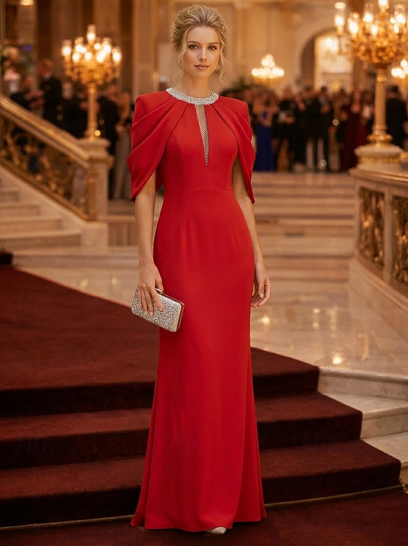 cape dress red carpet Cape Dresses Rule the Red Carpet at the 2020 Oscars