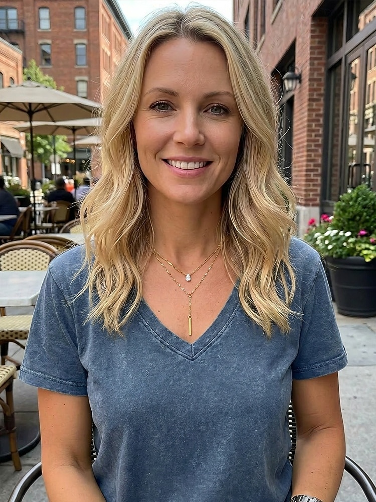 Women's Gold Silver Double Layer Bar Pendant Necklace, Minimalist Alloy Layered Chain Jewelry for Women, Elegant Everyday Necklace for Vacation, Work, Party and Gift 2026 - $7.99 –P1