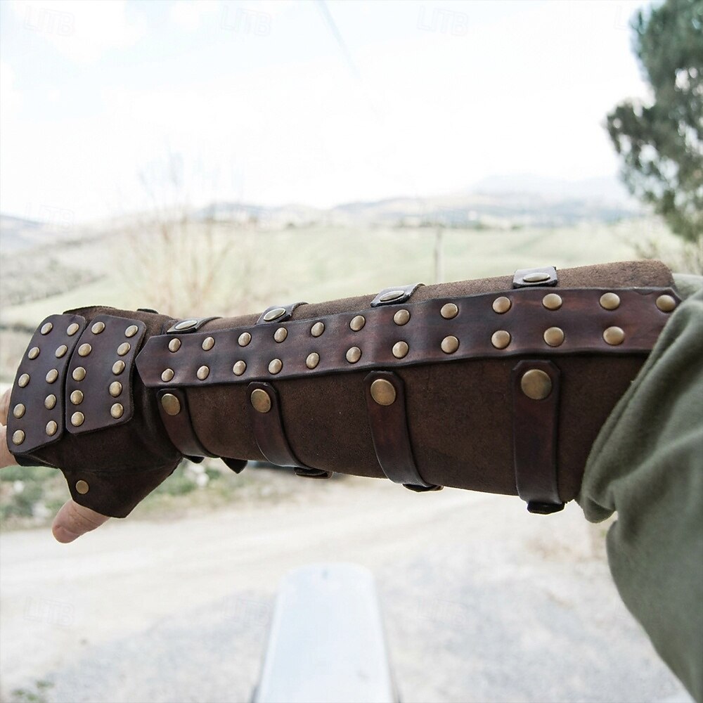 Medievale Rinascimento Steampunk Costume Cosplay Armatura Mascherata Guerriero Vichingo Crociato Cavaliere Celtico Ranger Tiro con l'arco Costume Per uomo Per donna Vichingo Halloween Mascherata del 2026 a $38.99 –P2