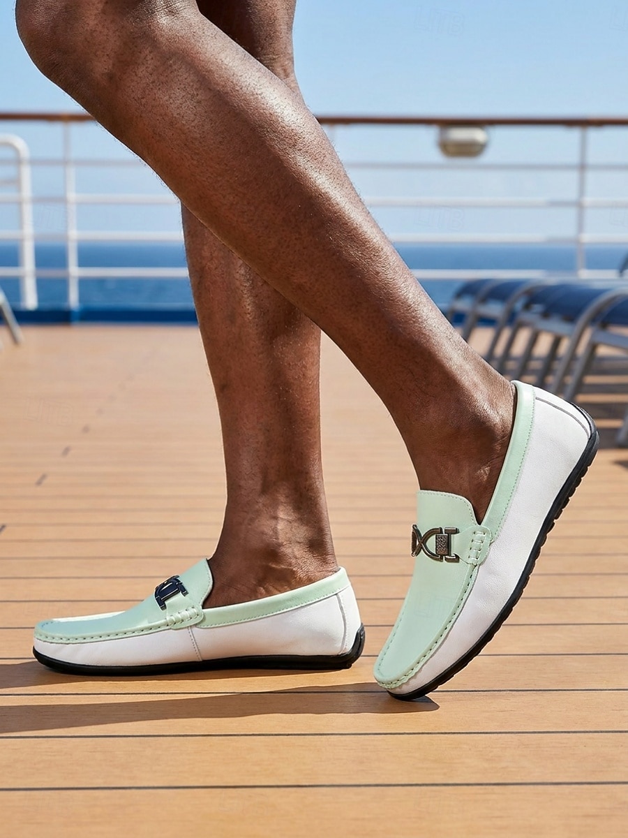 Men's Island & Cruise White Loafers, Slip-On Casual Driving Shoes, Lightweight Vacation Shoes for Deck, Resort, Summer Travel 2026 - $54.99 –P3