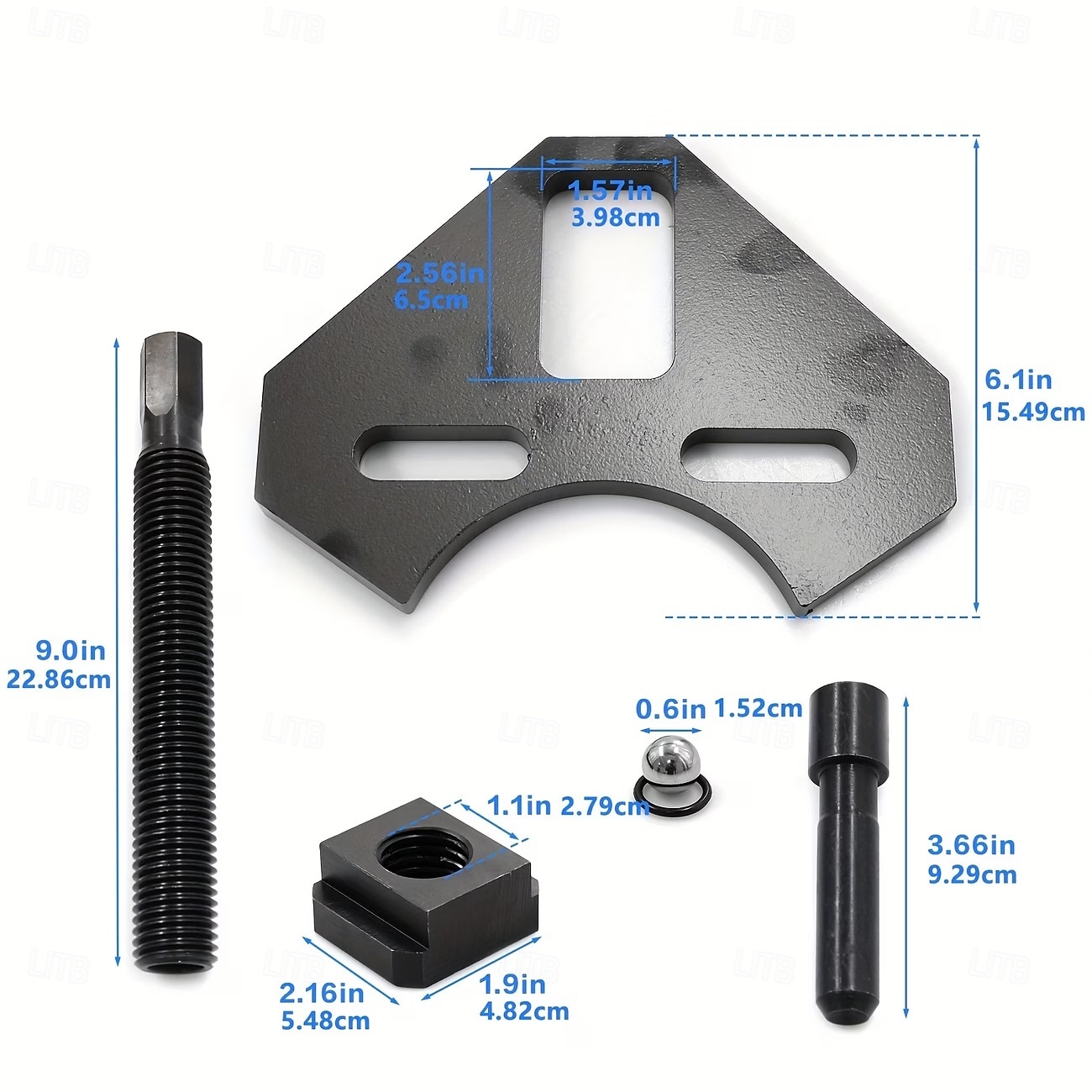 Herramienta para desmontar bujes, extractor de bujes de rueda 40100, herramienta completa para desmontar cojinetes de buje con tuerca hexagonal roscada, para la mayoría de conjuntos de bujes de 5, 6 y 2026 - $69.99 –P5