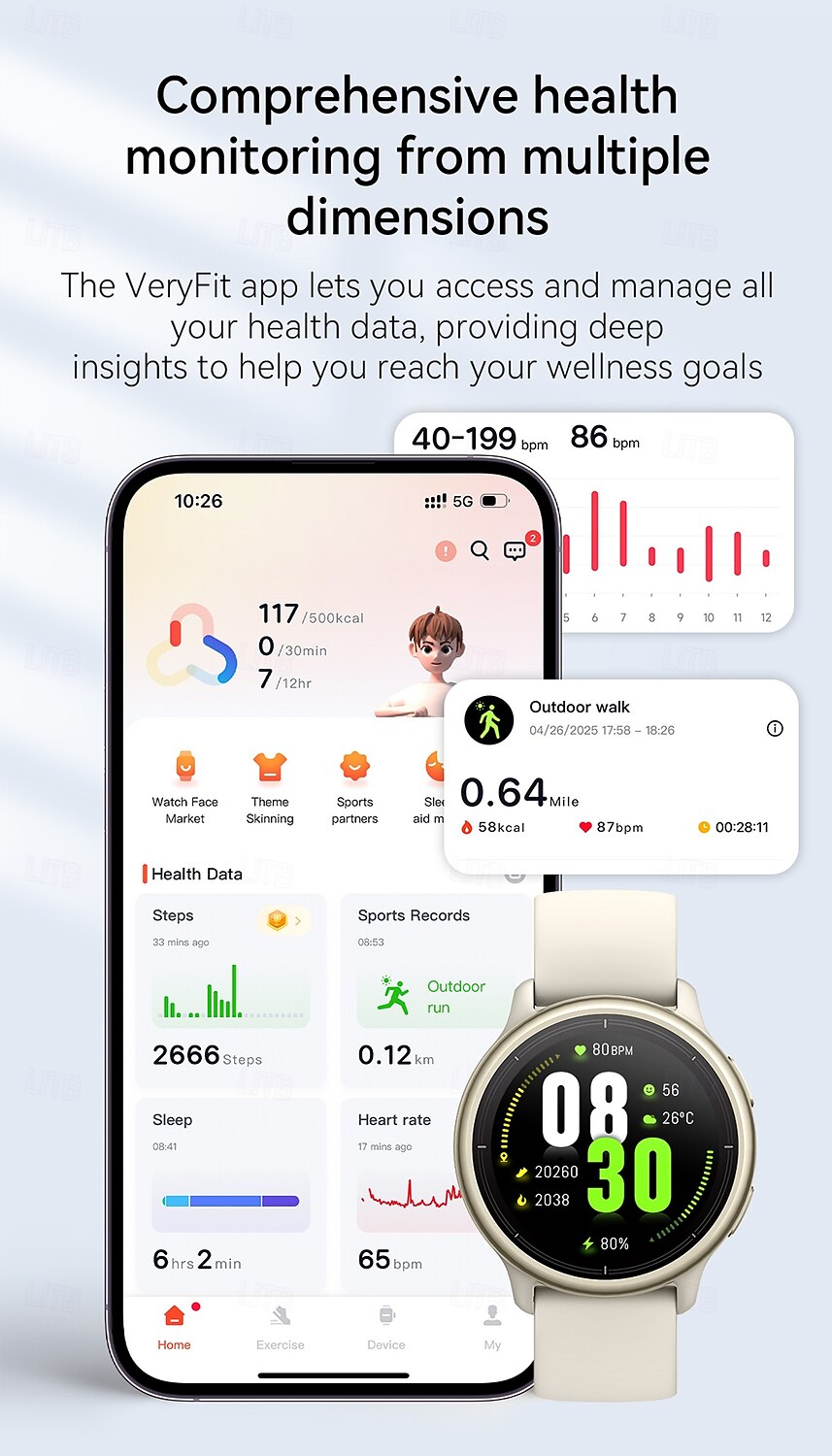 DR09 Smart Watch for Men Women (Answer/Make Call), 1.27" HD Round Display Fitness Tracker with Heart Rate Sleep Monitor SpO2, 24/7 Health Activity Tracker, IP68 Waterproof for Android iOS 2026 - $66.99 –P14