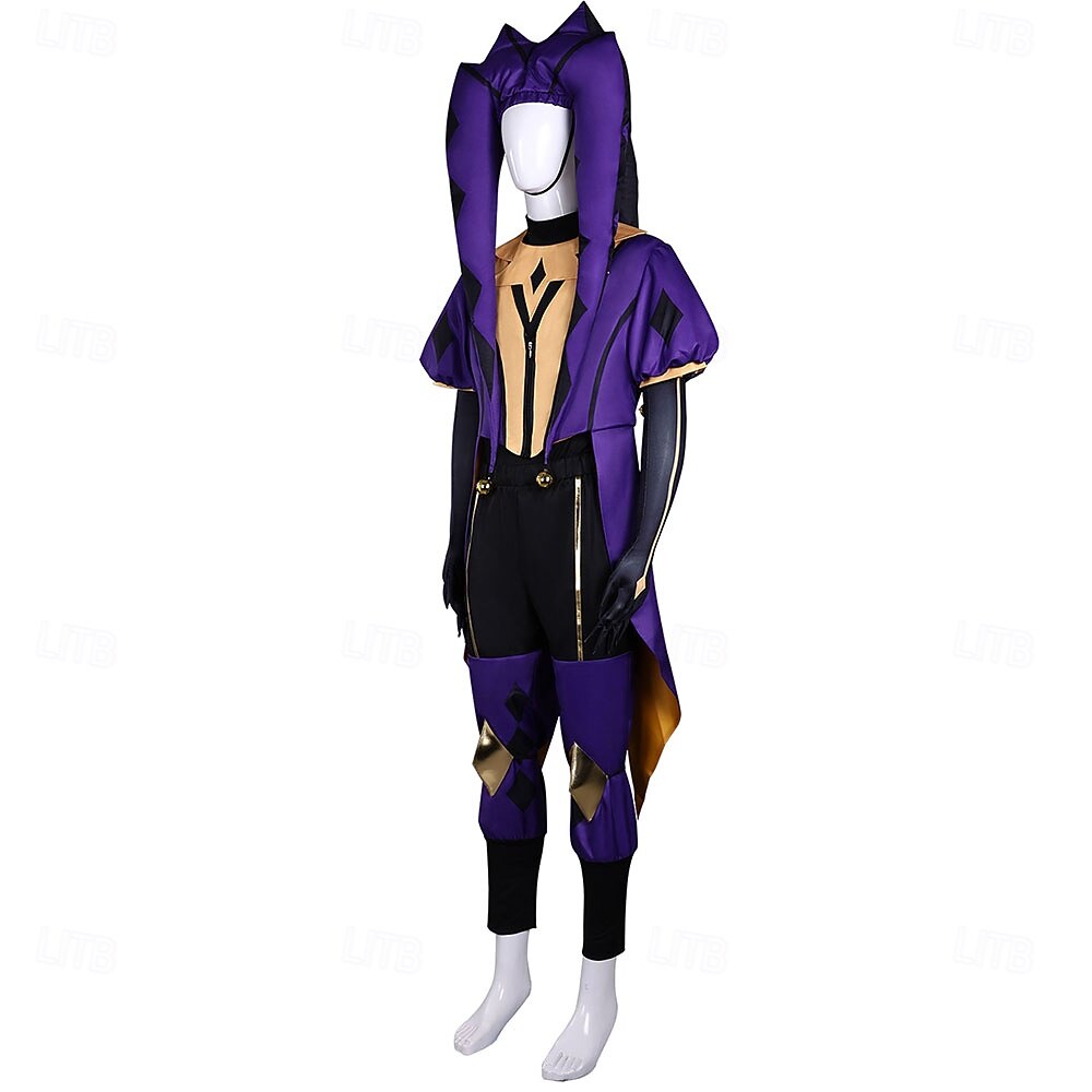 Horror Circus Clown Jester Fancy Costume Cosplay  Video Game Costumes for Adults' Men's Halloween Carnival Performance Comic Con Anime Expo 2026 - $116.99 –P7