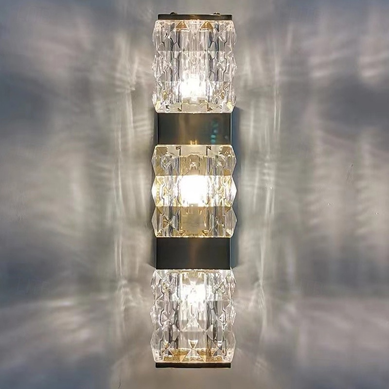 Crystal wall sconces, indoor bathroom vanity wall accessories, vintage gold wall-mounted lights, bedroom, bedside table, hallway, dining room decor 2026 - $265.29 –P7