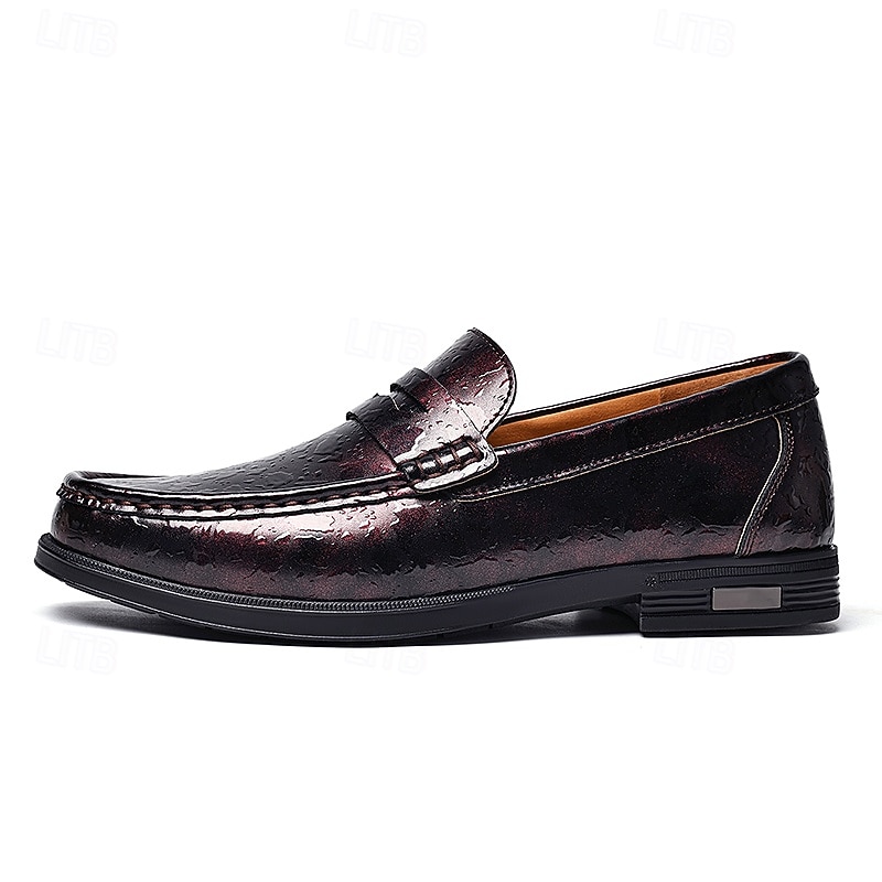 Men's Vintage Penny Loafers, Slip-On Business Casual Dress Shoes, Classic Comfort Shoes for Music Festival, Parties, Office, Daily Wear 2026 - $59.99 –P6