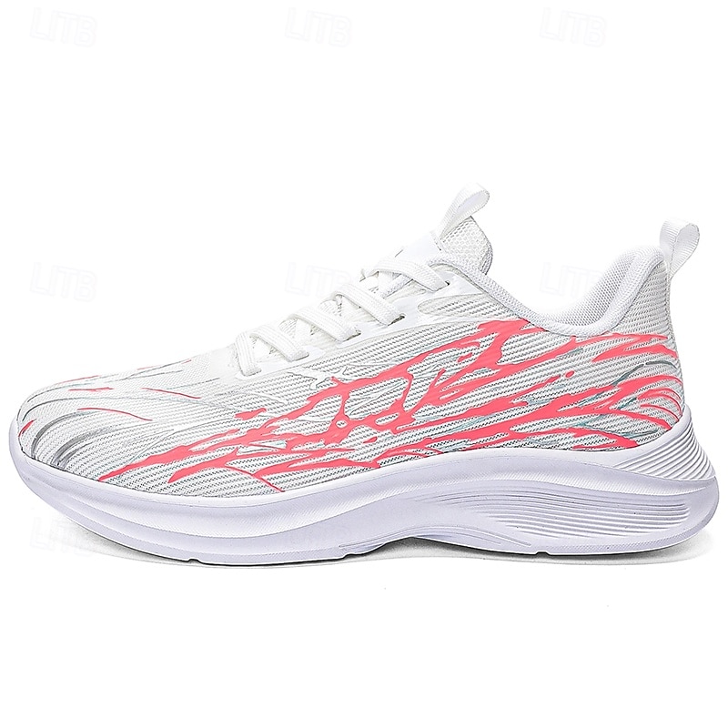 Pantofi sport de alergare albi-albaștri pentru bărbați, pantofi sport cu șireturi, pantofi sport ușori, cu pernă, pentru sală, antrenament, exterior 2026 - $34.99 –P6