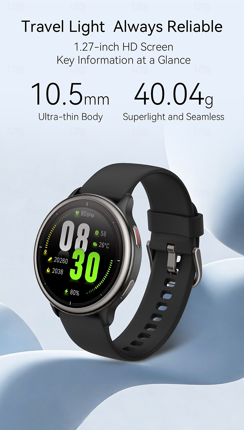 DR09 Smart Watch for Men Women (Answer/Make Call), 1.27" HD Round Display Fitness Tracker with Heart Rate Sleep Monitor SpO2, 24/7 Health Activity Tracker, IP68 Waterproof for Android iOS 2026 - $66.99 –P2