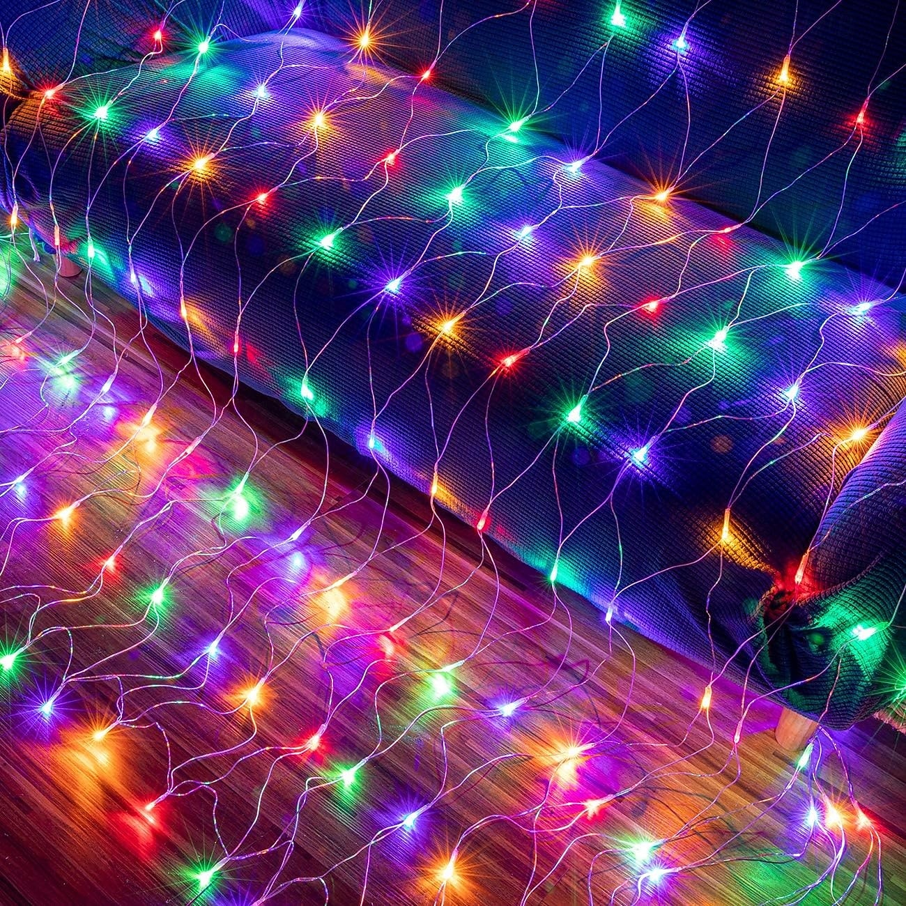 Guirlande lumineuse LED en filet, décoration extérieure en filet, guirlande lumineuse multicolore LED étanche pour buissons, arbustes, haies, arbres et pelouse de 2026 ? $25.99 –P5