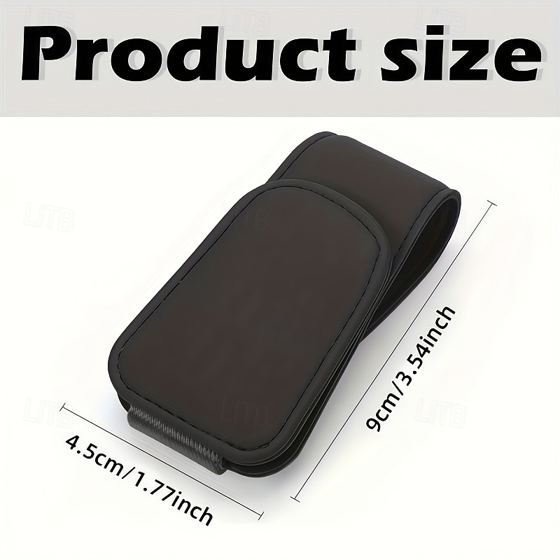 4 Pack Car Sunglasses Holder for Sun Visor, Magnetic Leather Eyeglass Clip Mount, Universal Visor Glasses Hanger & Ticket Card Organizer for Car SUV Truck, Scratch-Free One-Hand Operation 2026 - $13.99 –P7