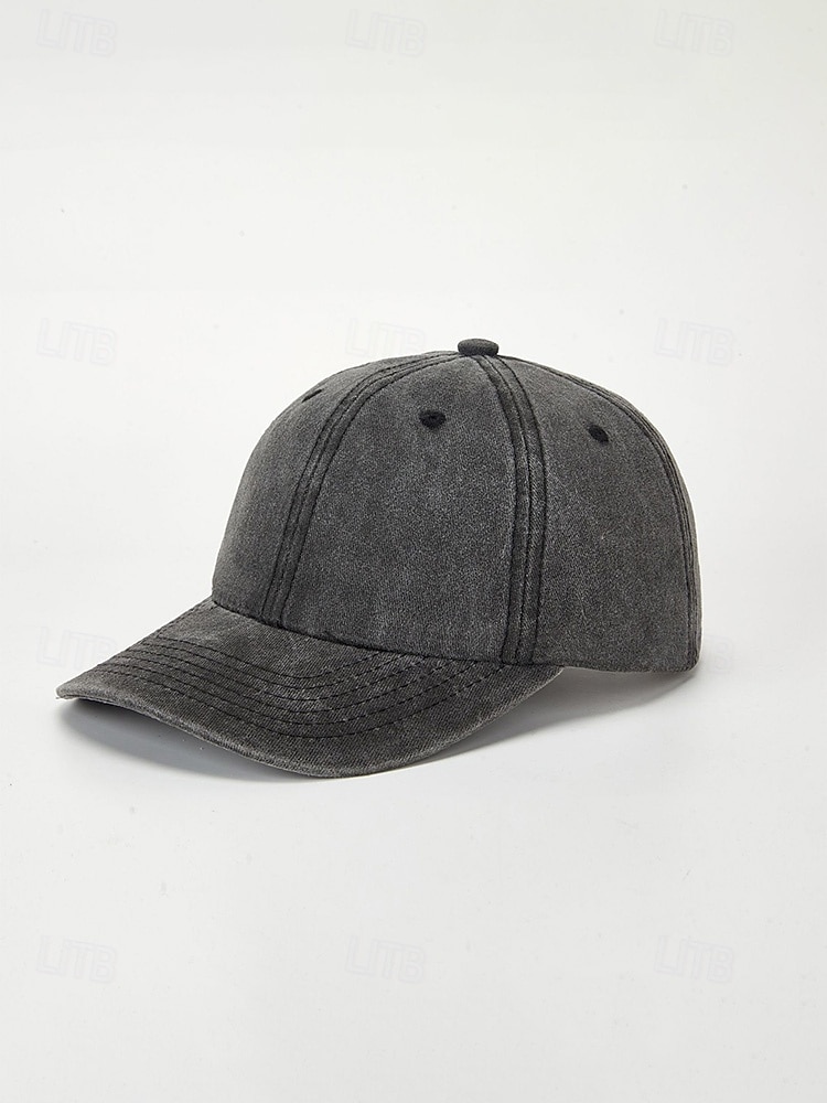 Dames baseballpet van gewassen katoen, verstelbare pet in vintage stijl, verkrijgbaar in verschillende kleuren, ademende zomerpet voor op reis, buitenactiviteiten, het strand en dagelijks gebruik. 2026 - $11.99 –P6