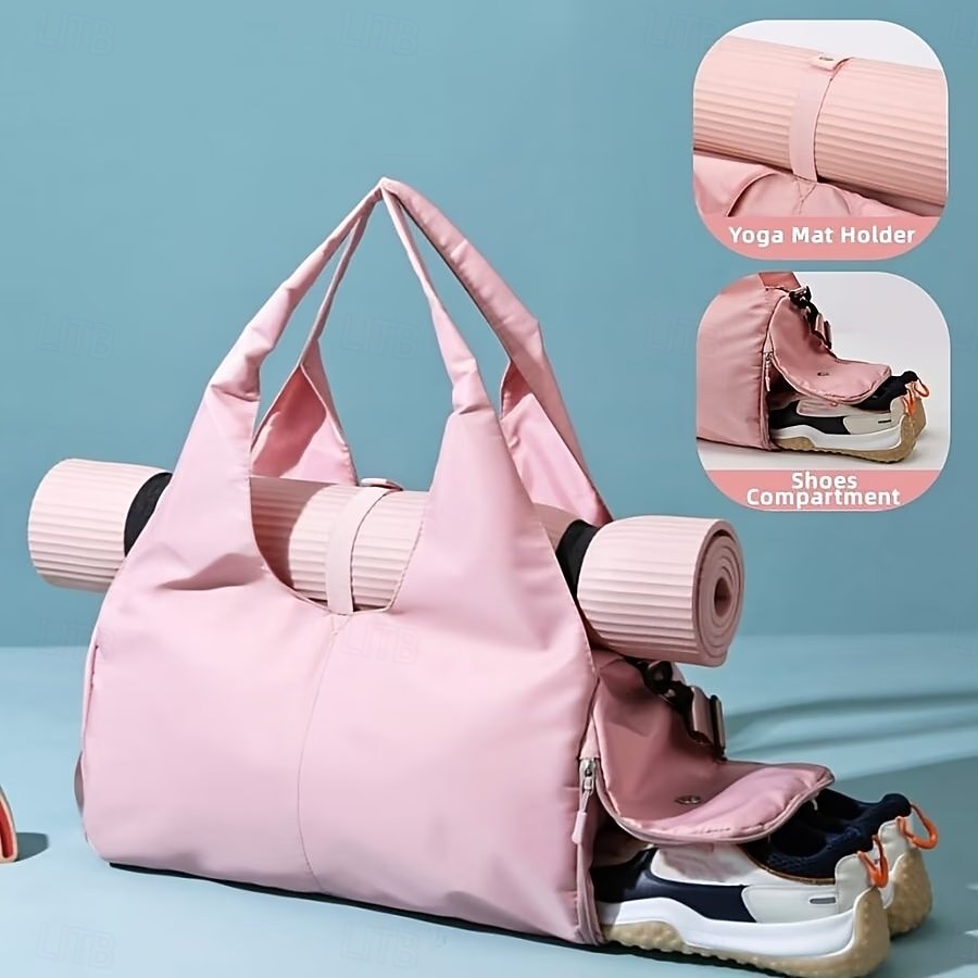torba do jogi, damska torba sportowa i treningowa z przegrodą na buty, torba na krótkie podróże, torba podróżna o dużej pojemności i lekka torba podróżna do przechowywania 2026 - $23.99 –P2