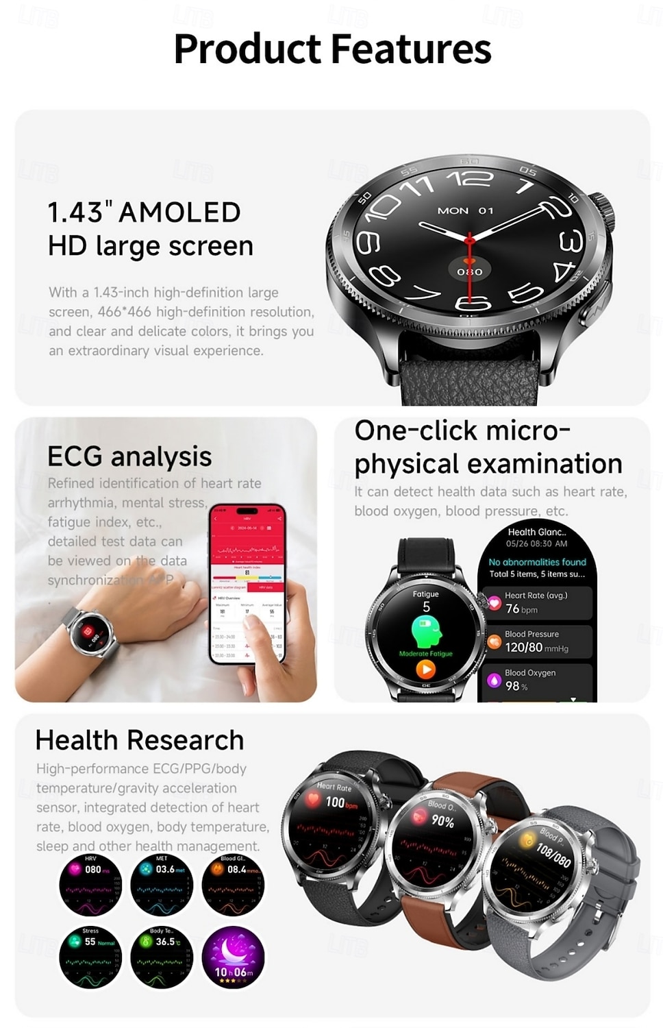 Smart Watch for Men (Answer/Make Calls), 1.39" Round HD Touch Screen Fitness Tracker with Heart Rate Sleep SpO2 Monitor, IP68 Waterproof Activity Tracker, Business Smartwatch for Android iOS 2026 - $86.99 –P2