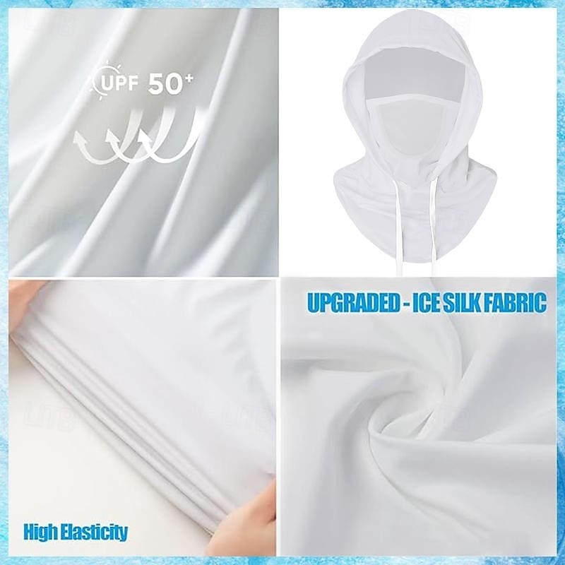 Set di 3 passamontagna traspiranti e rinfrescanti con protezione solare UV, copertura completa della testa per uomo e donna, ideale per escursionismo, pesca e attività all'aperto. Design versatile 3 del 2026 a $22.99 –P7