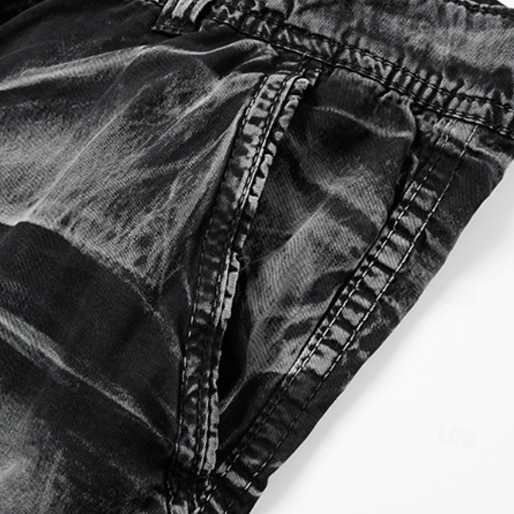 Men's Comfort Waist Tactical Cargo Cargo Shorts Shorts Casual Shorts Multi Pocket Flap Pocket Camouflage Knee Length Outdoor Streetwear Daily Wear Fashion Streetwear Black Purple Inelastic 2026 - $37.99 –P7