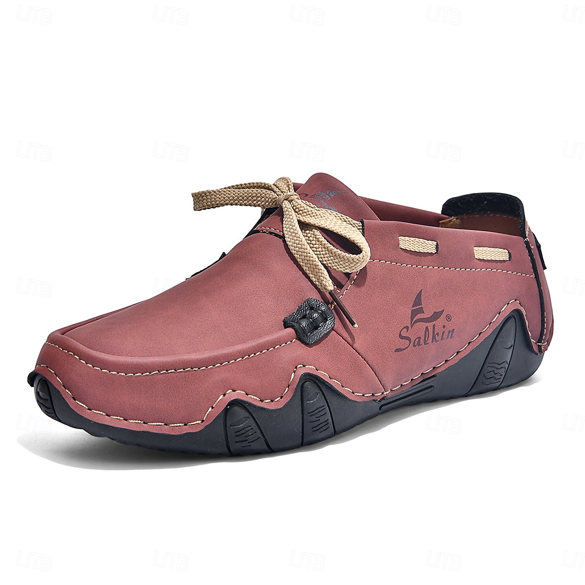 Men's Mint Green Casual Loafers, Lace-Up Comfort Walking Shoes, Lightweight Soft Sole Shoes for Travel, Daily Wear, Outdoor Activities 2026 - $42.99 –P4