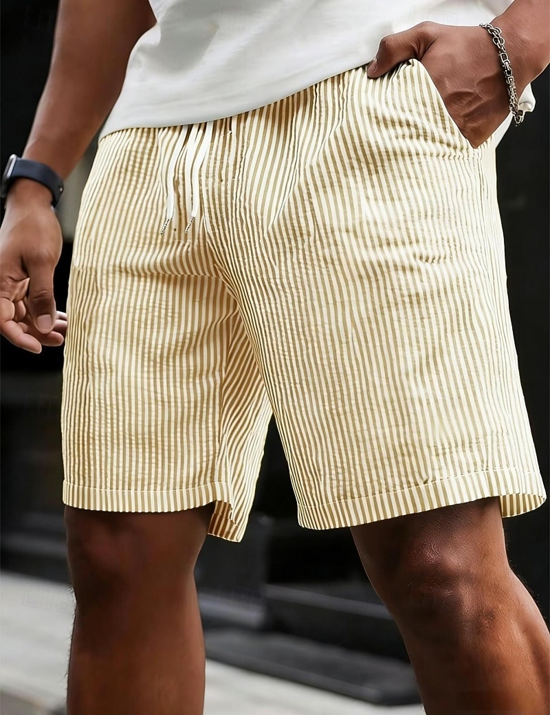 Bărbați Pantaloni scurti de atletism Pantaloni Scurți Pantaloni scurți de vară Pantaloni scurți de plajă Pantaloni scurți casual Buzunar Talie elastică Simplu Confort Respirabil Lungimea genunchiului 2026 - $20.99 –P3
