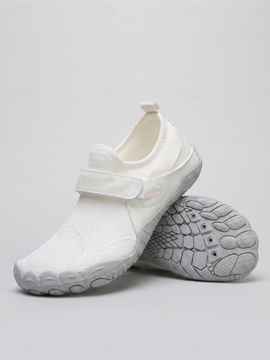 Pantofi de apă albi pentru femei, desculți, cu vârf lat, pantofi sport aqua cu uscare rapidă și talpă antiderapantă, pentru plimbări pe plajă, înot, caiac, călătorii și aventuri în aer liber 2026 - $29.99 –P1