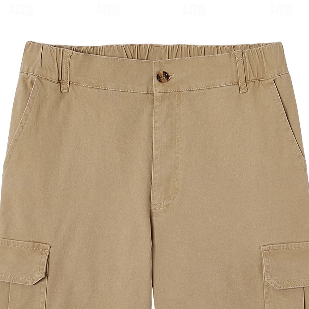 Per uomo Carico tattico Pantaloncini cargo Shorts Pantaloncini casual Tasca Semplice Sopra il ginocchio Casuale All'aperto Abbigliamento casual alla moda Moda Streetwear Cáqui Escuro Nero Inelastico del 2026 a $29.99 –P10