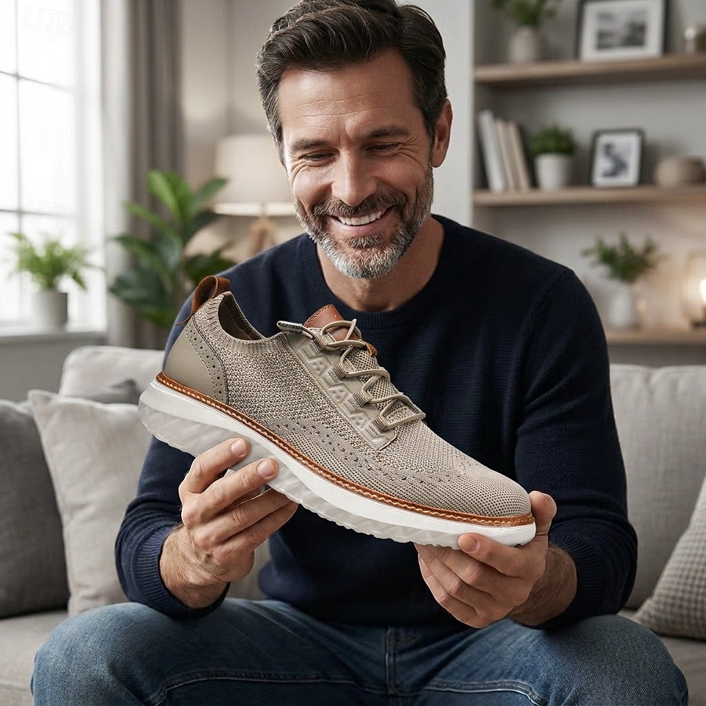 Men's Casual Athletic Sneakers – Breathable Lightweight Comfort Shoes, Smart Casual Footwear for Office, Travel and Everyday Wear 2026 - $46.99 –P5