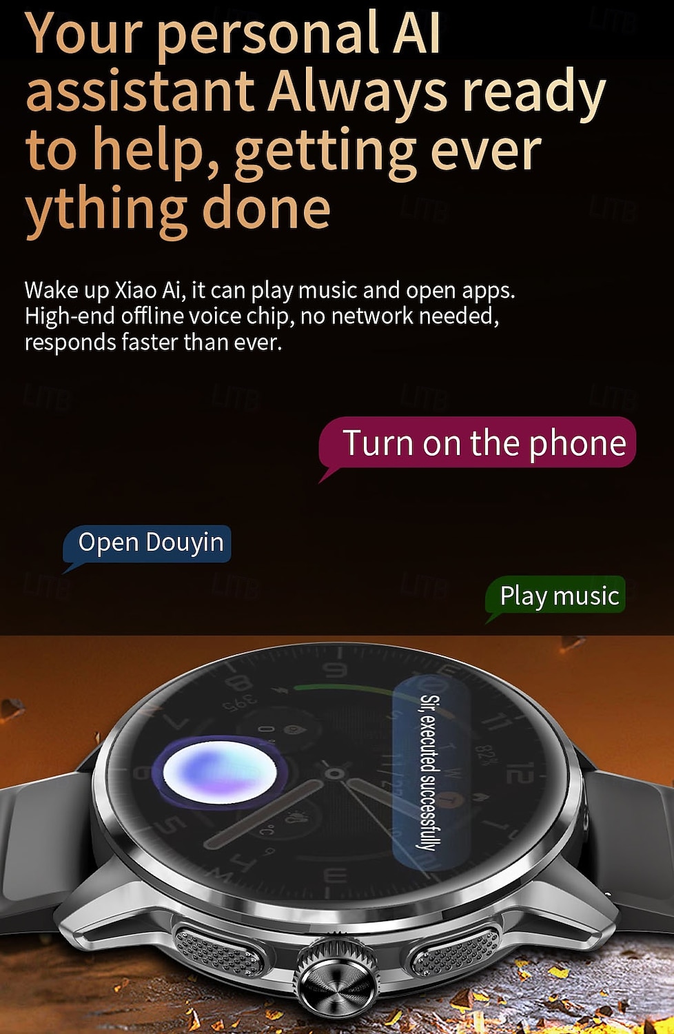 5G smartwatch met simkaartslot, Android smartwatch voor heren met draaibare camera voor fotografie, wifi, GPS-ondersteuning, sociale media-apps zoals TikTok, Instagram en YouTube, en een eigen 2026 - $116.24 –P5