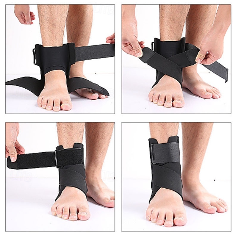 Ankle Brace with Dual Side Stabilizers - Adjustable Compression Ankle Support for Sports, Sprain Recovery & Injury Prevention 2026 - $13.99 –P6