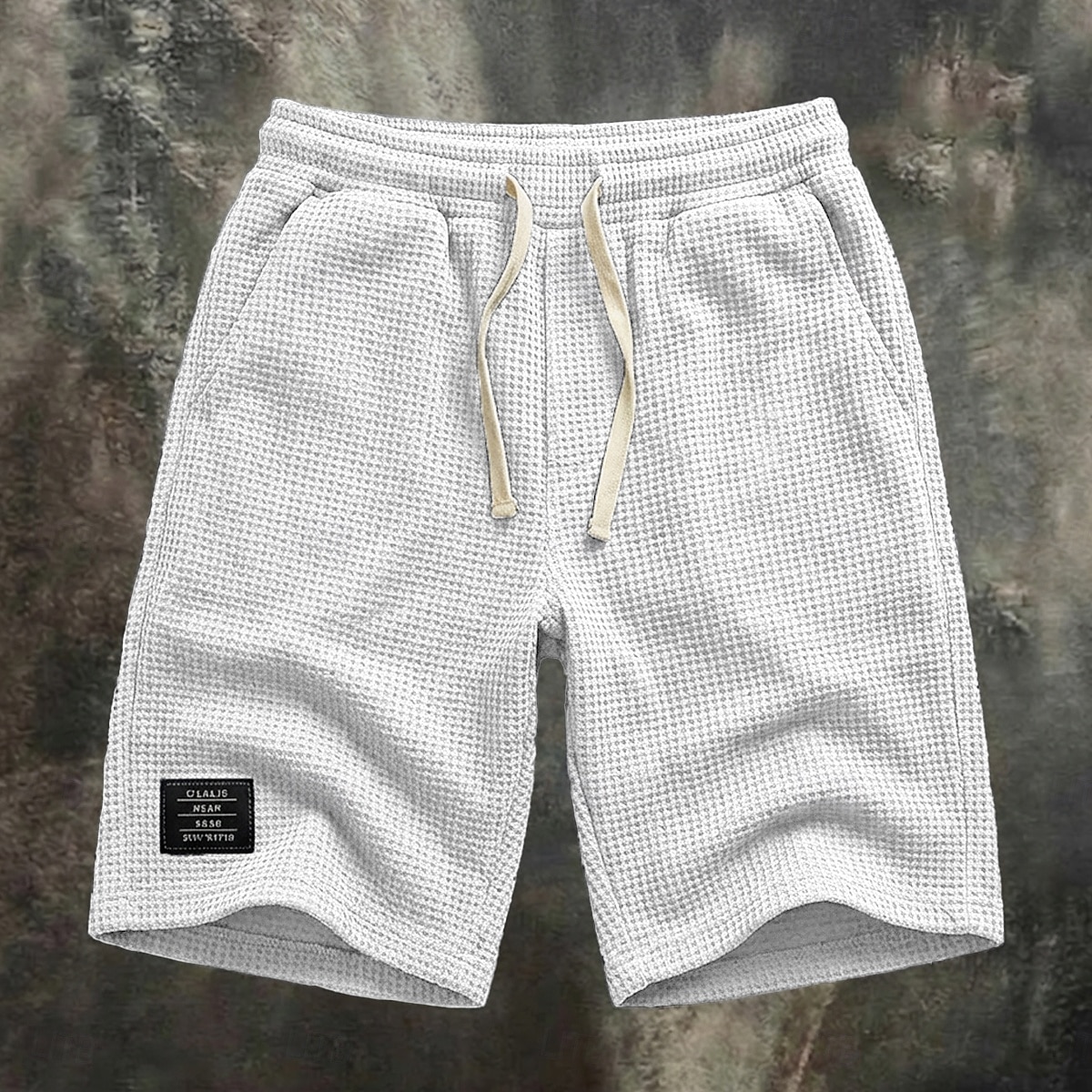 Per uomo Pantaloncini Waffle Pantaloncini Estivi Shorts da Spiaggia Pantaloncini casual Coulisse Elastico in vita Puro Tinta unica Tinta unita Comodità Lunghezza al ginocchio Casuale Quotidiano del 2026 a $22.99 –P9