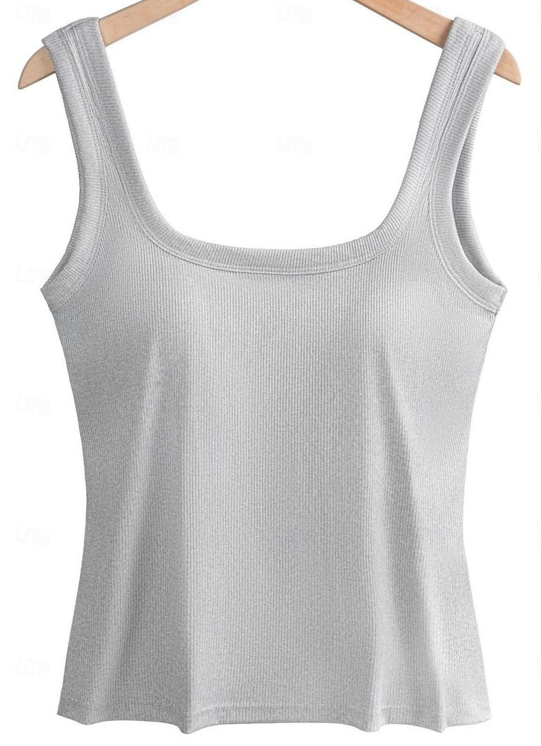 Pentru femei Bluză Striat Simplu Stilat Fără manșon Curele de Topuri obișnuite Casual Zilnic Sport Negru Alb Roșu-aprins Trifoi Gri Vară Primăvară 2026 - $17.49 –P5