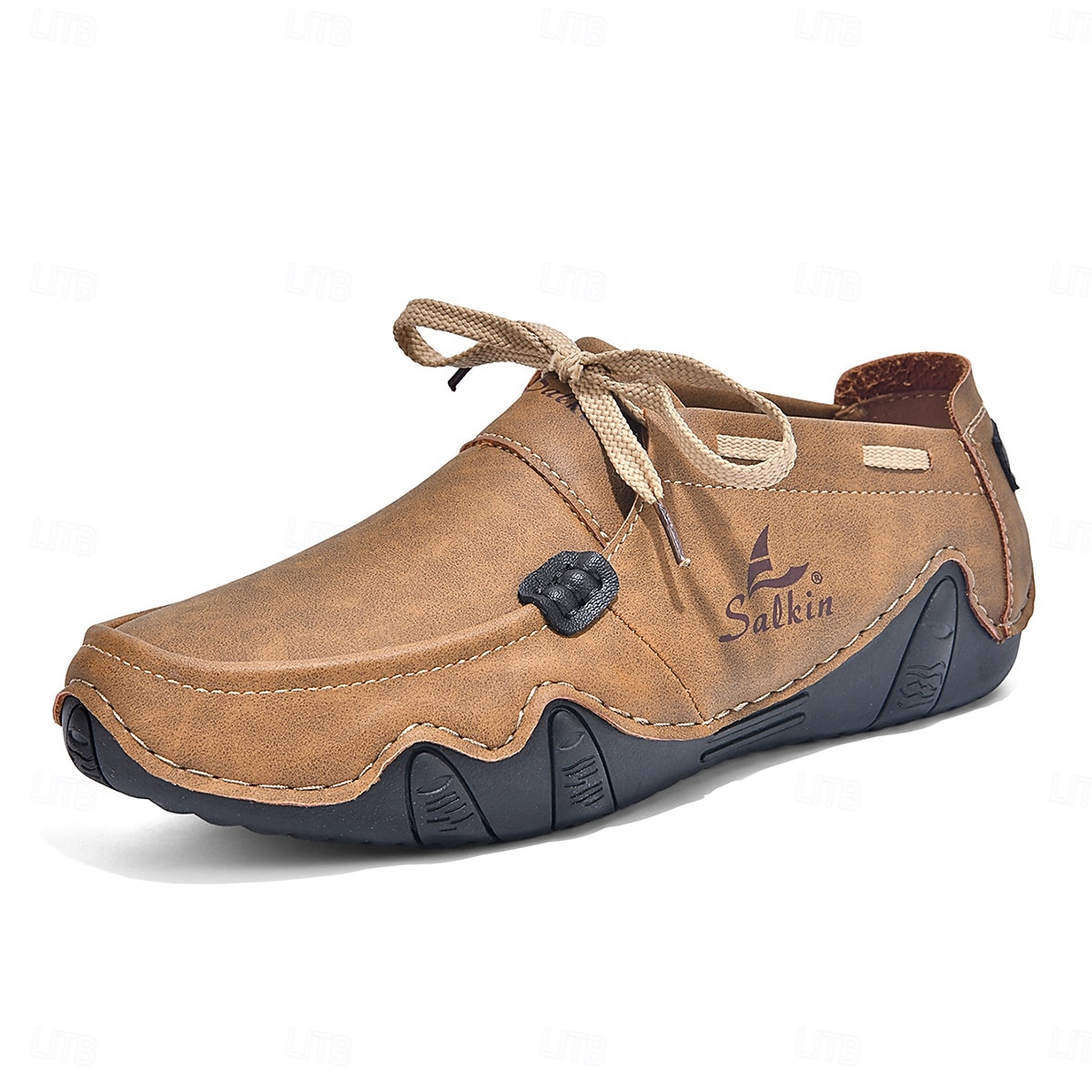 Men's Mint Green Casual Loafers, Lace-Up Comfort Walking Shoes, Lightweight Soft Sole Shoes for Travel, Daily Wear, Outdoor Activities 2026 - $42.99 –P3