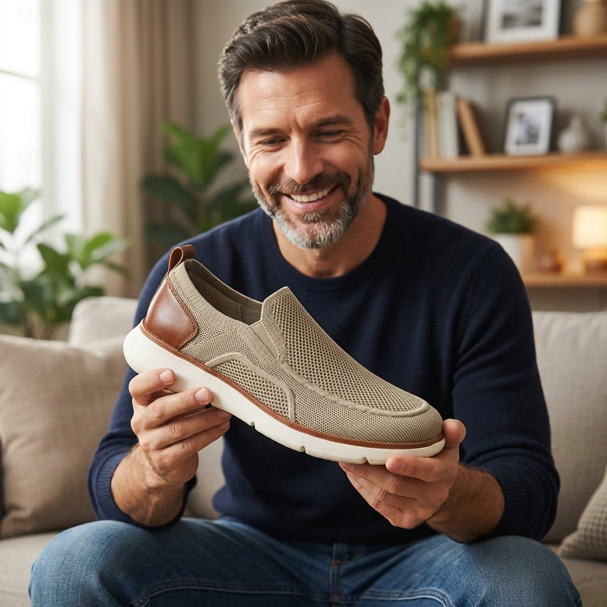 Tênis masculino slip-on para caminhada – tênis leves, respiráveis e confortáveis, calçado casual para viagens, caminhadas e uso diário. de 2026 por $34.99 –P3
