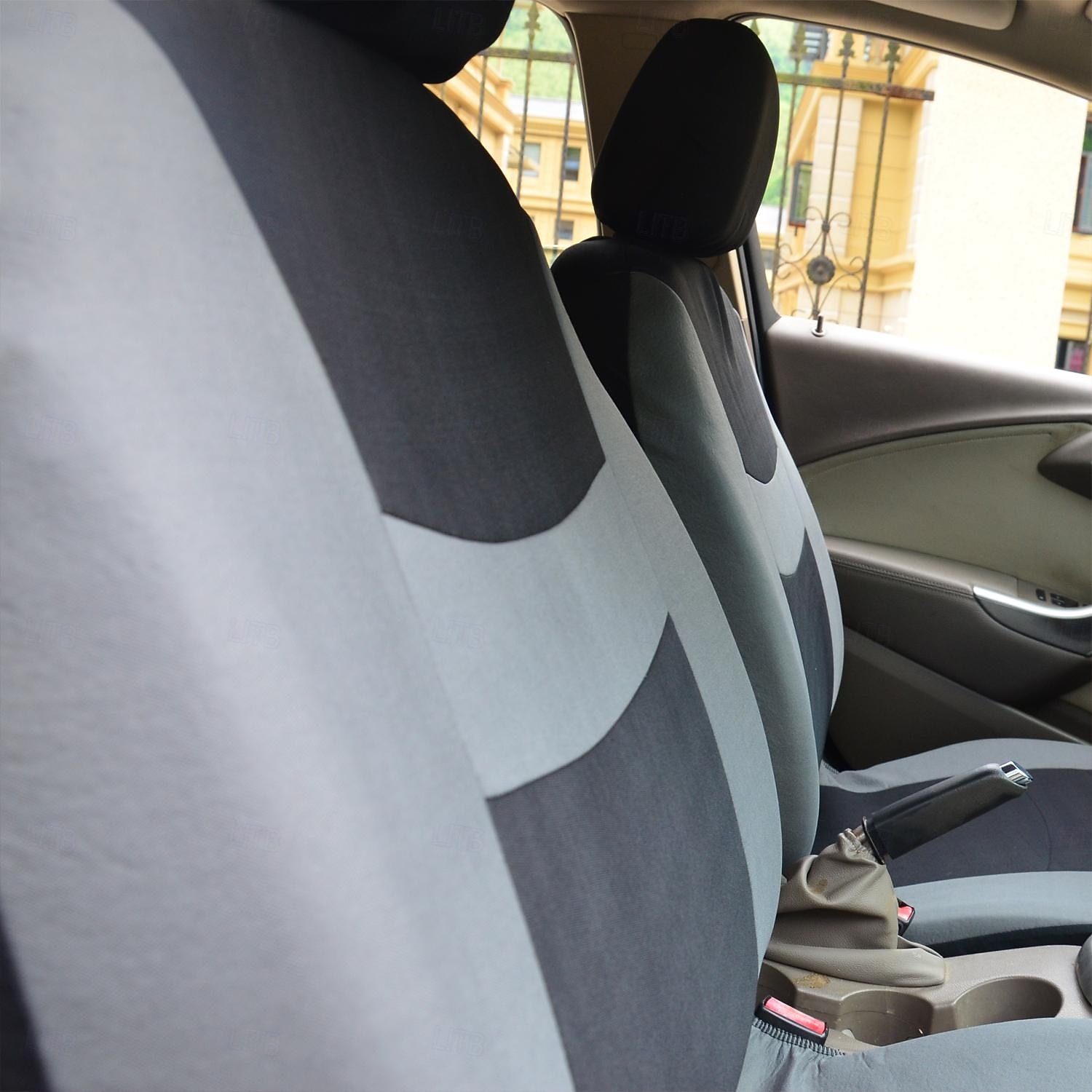 Set completo di 9 coprisedili universali per auto, in tessuto a rete di poliestere traspirante, per auto, SUV, berline e camion. Eleganti accessori per interni bicolore, facili da installare. del 2026 a $34.99 –P20