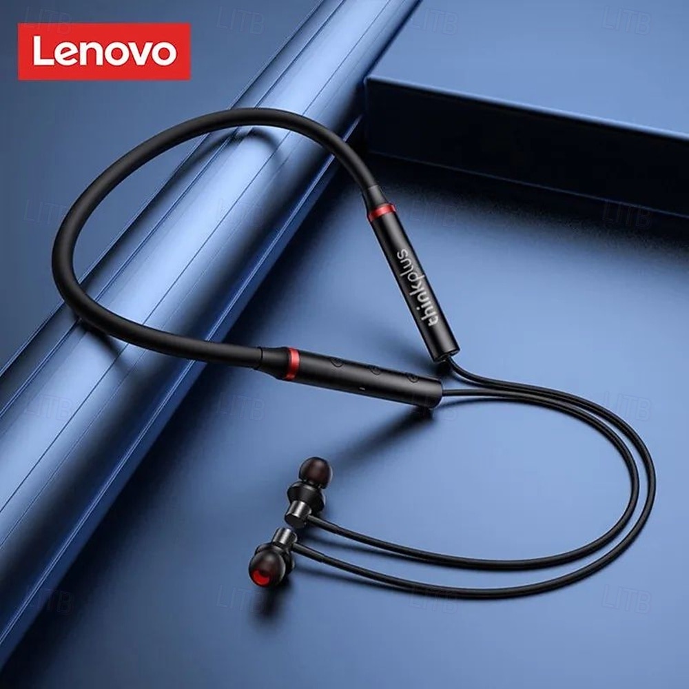 Lenovo Wireless Neckband Headphones, Bluetooth 5.0 Sport Earbuds with Mic, Noise Cancelling In-Ear Earphones, Sweatproof Magnetic Buds for Workout Gym Running, Thinkplus Audio, HiFi Stereo 2026 - $14.99 –P6
