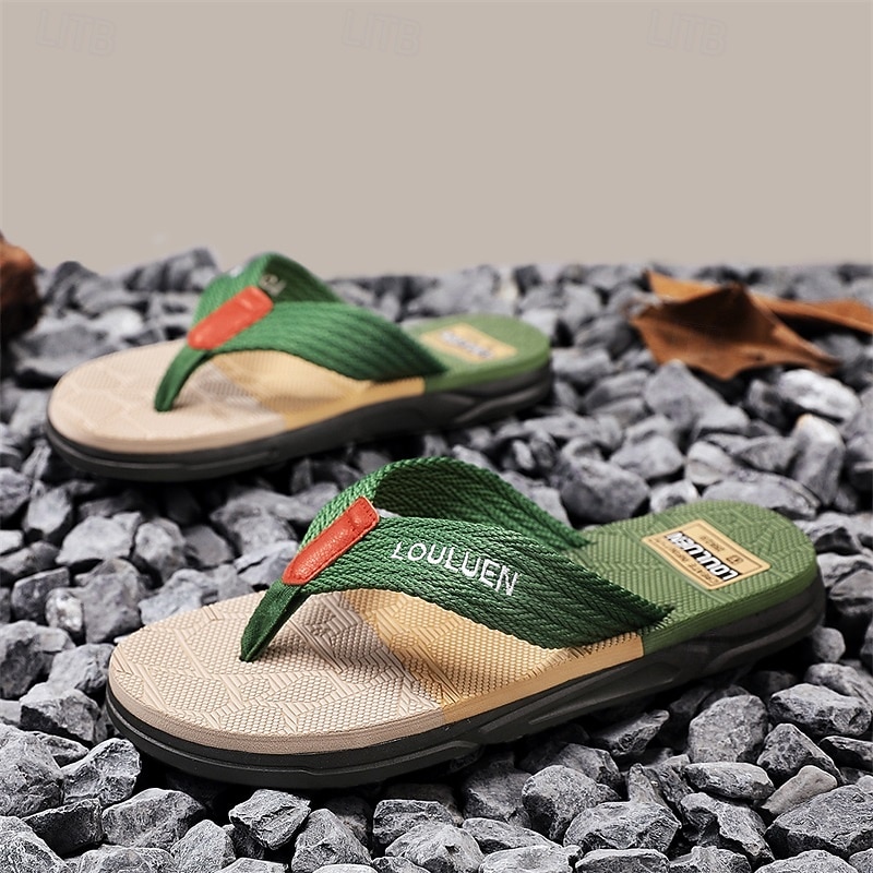 Men's Blue Flip Flops – Lightweight Quick-Dry Beach Sandals, Comfortable Summer Footwear for Vacations, Poolside and Everyday Leisure 2026 - $26.99 –P7