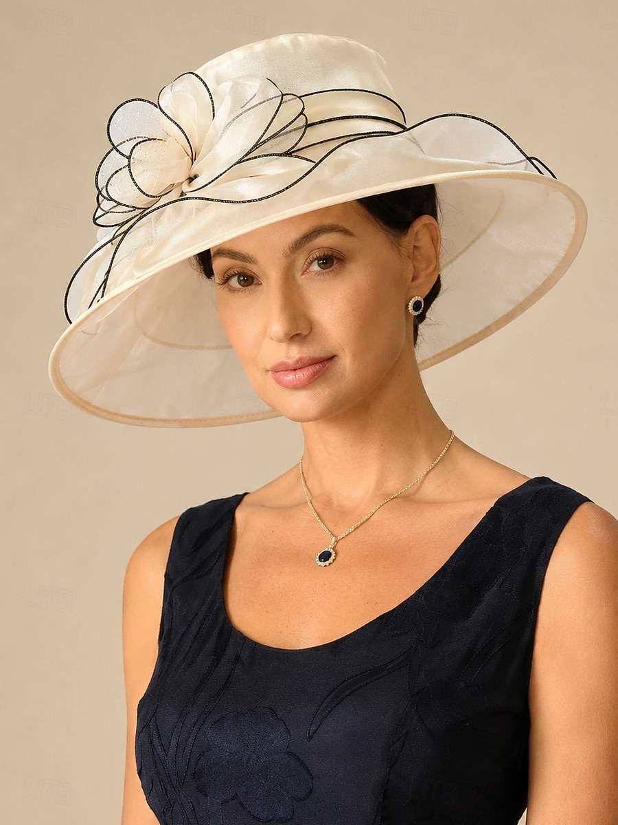 Women's Hat Sun Hat Party Hat Sun Protection Wedding Beach Wedding Mesh 2026 - $65.99 –P1
