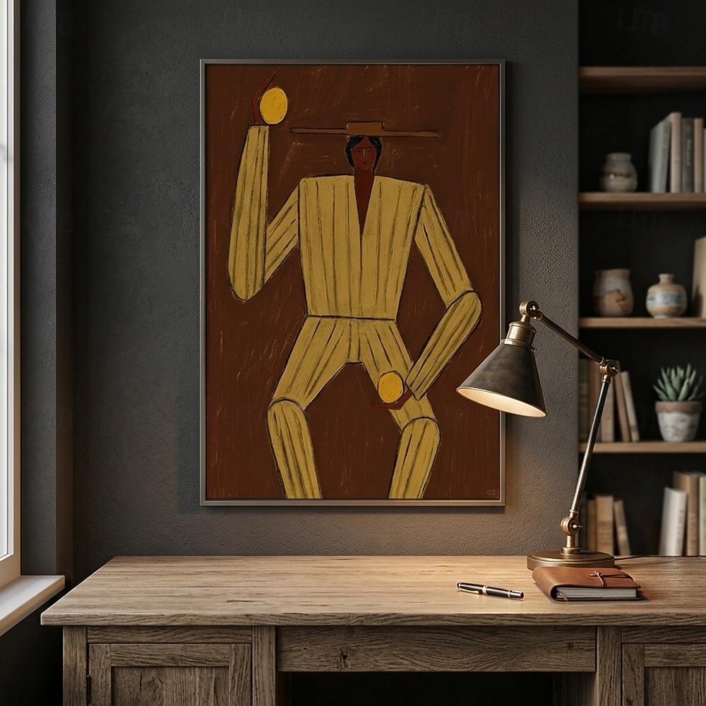 Mintura Handmade Man Oil Paintings On Canvas Wall Art Decoration Modern Abstract Figure Picture For Home Hotel Decor Rolled Frameless Unstretched Painting 2026 - $77.99 –P1