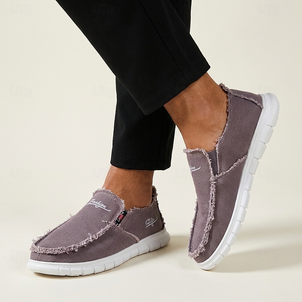 Mocasini slip-on din pânză spălată pentru bărbați – pantofi de mers ușori și respirabili, pentru purtare zilnică, călătorii, escapade de weekend și stil de viață relaxat 2026 - $26.99 –P2