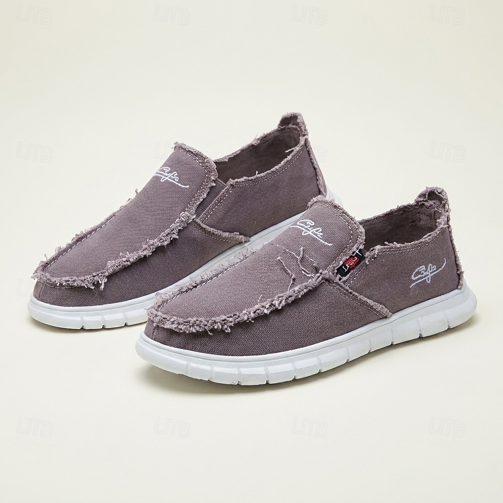 Mocasini slip-on din pânză spălată pentru bărbați – pantofi de mers ușori și respirabili, pentru purtare zilnică, călătorii, escapade de weekend și stil de viață relaxat 2026 - $26.99 –P5