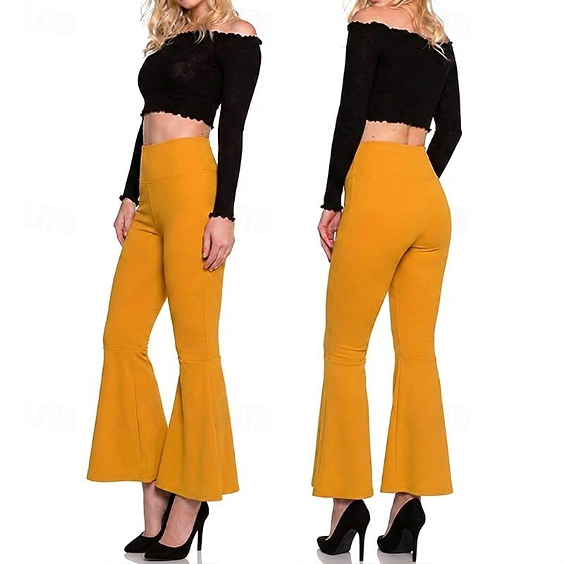 Anni '70 Disco Y2K Pantaloni a zampa d'elefante Pantaloni a zampa Bambola Costume Per donna Giorno dei Re Casual Quotidiano Parata dell'Orgoglio Mese dell'orgoglio Adulti Pantaloni del 2026 a $20.99 –P9